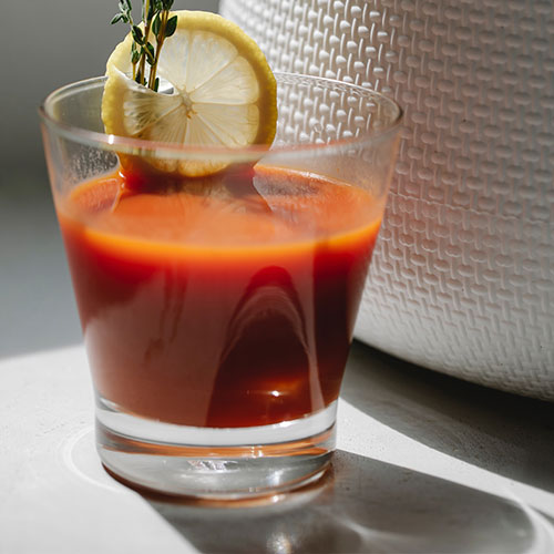 Imagen de un zumo de tomate