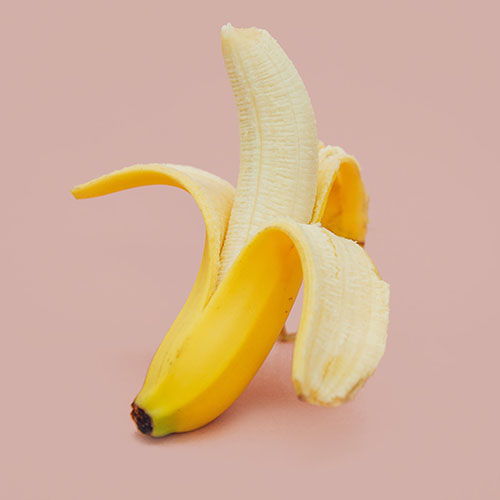 Imagen de un plátano de canarias