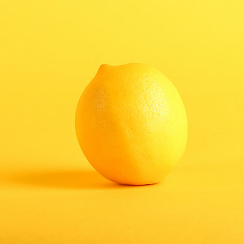 Imagen de una cáscara de limón