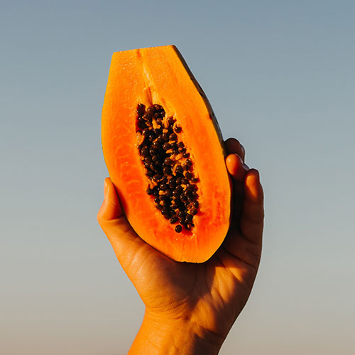 Imagen de una papaya